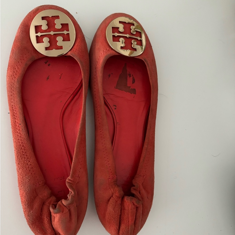Tory Burch Red Flats